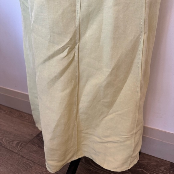 Portraits by Northern Isles Linen Green Apple Jacket and Skirt SZ  14 - Picture 7 of 11